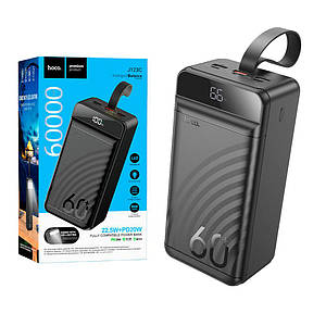 Powerbank Hoco J123С Element PD22.5W + QC3.0 20W 60000mAh з ліхтариком