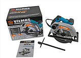 Циркулярка для дому VILMAS 1900-CS-185 Пила дискова потужна для різання дерева ( Диск 185), фото 5