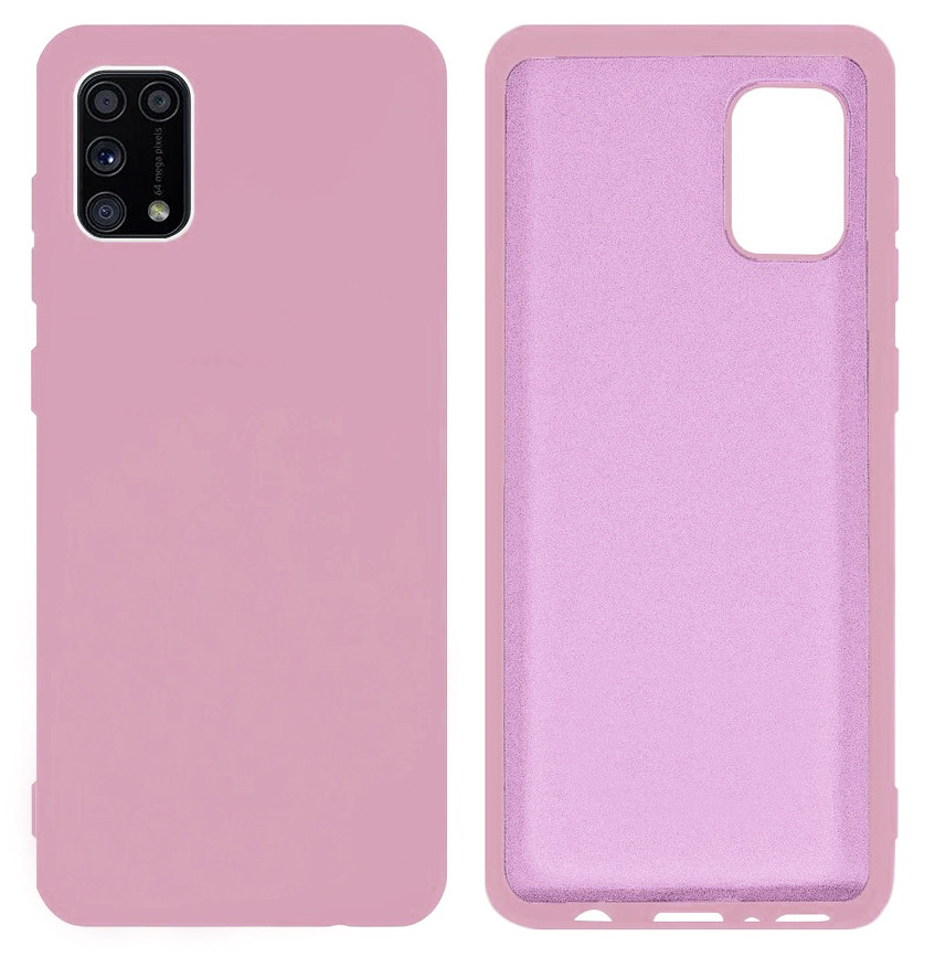 Чохол Silicone case Camera Protective для Samsung M31 (24) чорничний Blueberry