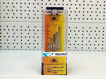 Фреза ГЛОБУС 1001 D4 d 8 h 12 пазова пряма