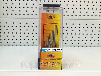 Фреза ГЛОБУС 1005 D10 d8 h 7 пазова галтельна