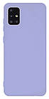 Чохол Silicone case Camera Protective для Samsung M31S (13) ліловий Lilac, фото 2