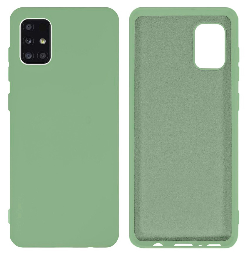 Чохол Silicone case Camera Protective для Samsung M31S (19) м'ятний Mint