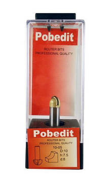 Фреза Pobedit d8 D10 h7.5 пазова галювальна (1005-D10)