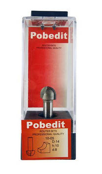 Фреза Pobedit d8 D14 h10 пазова галювата (1005-D14)