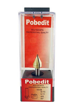Фреза Pobedit d6 D13 h11 O60 пазова V-подібна (1004 d6 D13-60)