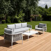 Комплект меблів для тераси Monza Caffe White Furrore, фото 4