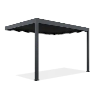 Автоматичне пристінне альтанка Elegance Wall Automatic 3x4 м зі світлодіодним підсвічуванням антрацит Gutroof, фото 1