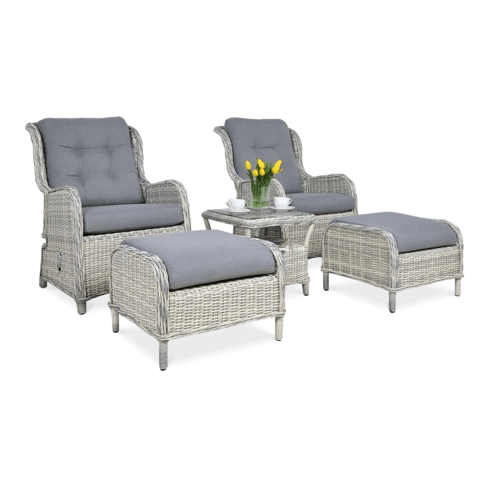 Комплект меблів для саду світло-сірий Sienna Duo Premium Focus Garden