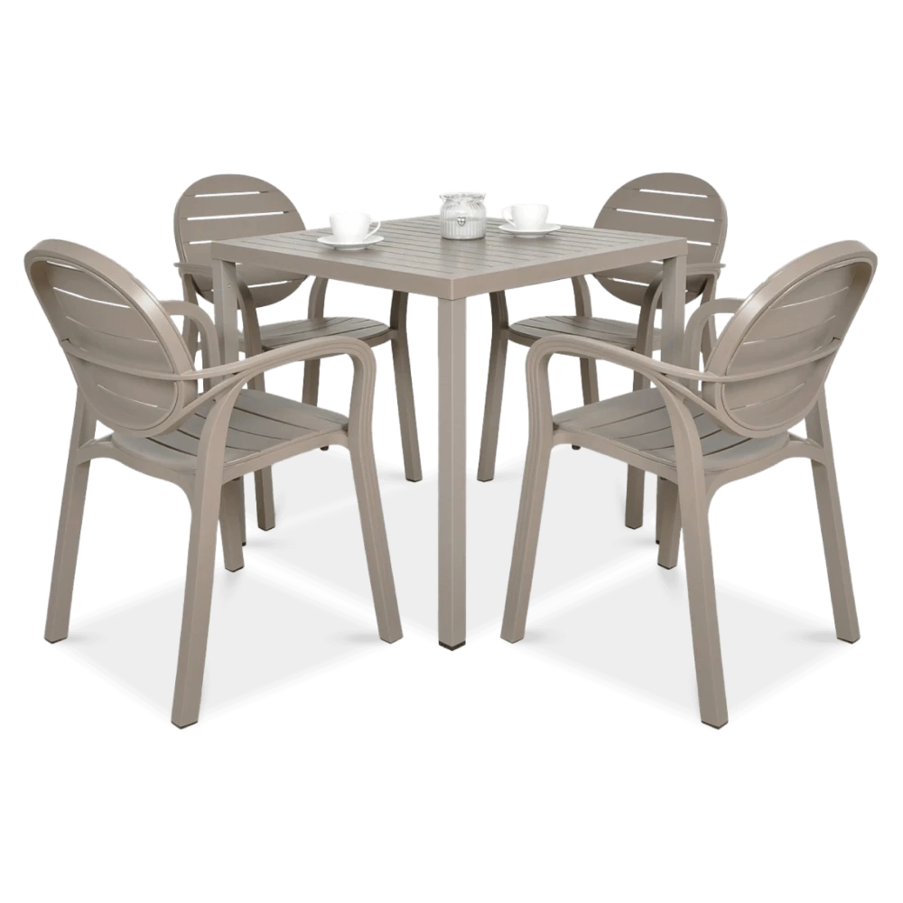 Комплект Nardi PALMA/CUBE 80 4+1 Tortora