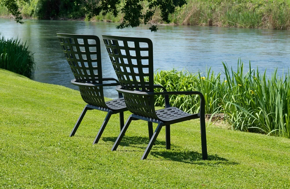 Біле садове крісло Nardi FOLIO