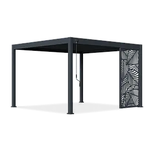 Декоративна панель Deco для перголи Gutroof 1,3 м антрацитова, фото 1