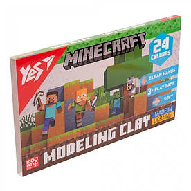 Пластилін Yes Minecraft 24 кольори 480 г (Майнкрафт)