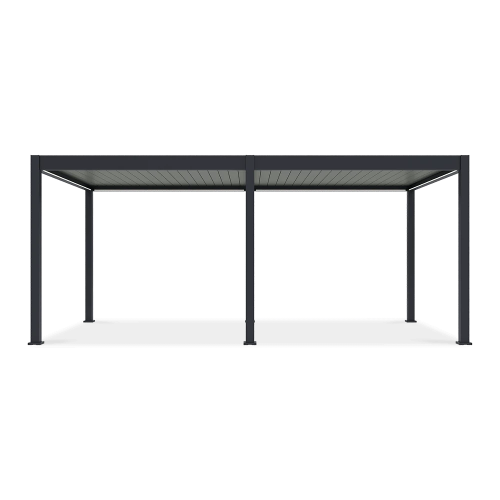 Пергола Gutroof Elegance Automatic з LED-підсвіткою 3x6 антрацит/сірий