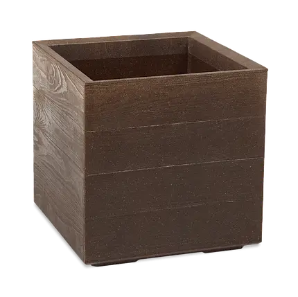 Підставка для квітів на коліщатках KARO ECO 40x40cm еспресо, фото 1