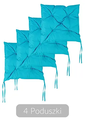 Садові подушки на стілець Curacao Blue 4шт - MoodMe, фото 1