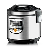 Електрична мультиварка-рисоварка RAF з антипригарною чашею 5л 900Вт R-178G, фото 2