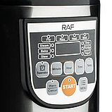 Електрична мультиварка-рисоварка RAF з антипригарною чашею 5л 900Вт R-178G, фото 6