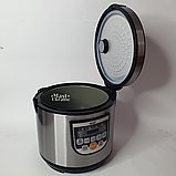 Електрична мультиварка-рисоварка RAF з антипригарною чашею 5л 900Вт R-178G, фото 9