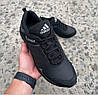 Чоловічі кросівки шкіряні Adidas Terrex Black Взуття Адідас Терекс чорні демісезонні осінні, фото 7