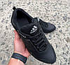 Чоловічі кросівки шкіряні Adidas Terrex Black Взуття Адідас Терекс чорні демісезонні осінні, фото 9