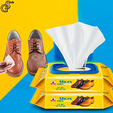 Серветки для чищення взуття Shoes Wipes 30 шт., фото 2