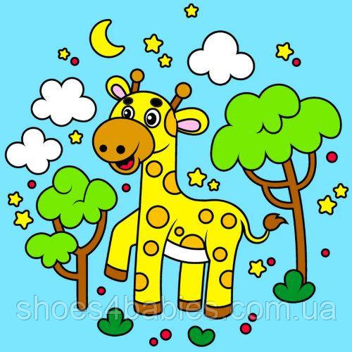 Дитячий набір для розпису "Жірафчик", 25х25 см