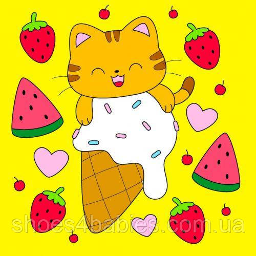 Дитячий набір для розпису "Морозивний", 25х25 см