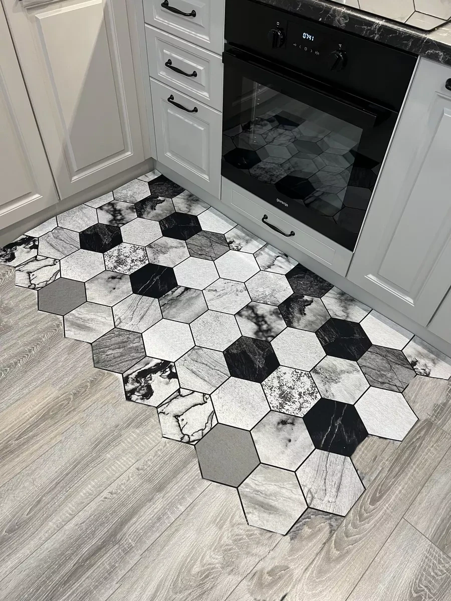 Ковер безворсовый на кухню в прихожую придверный на пол современный К8 ...