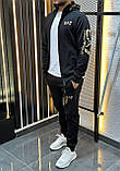 Чоловічий спортивний костюм Armani CK7990 чорний S, М, фото 9