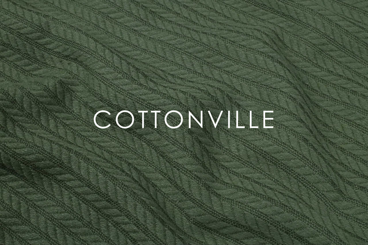 Відріз піке косички Темно-зелений 114х100 см