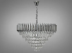 Люстра в зал кришталева 15 ламп Diasha 9001-750CH+CH