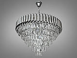 Люстра в зал кришталева 15 ламп Diasha 9001-750CH+CH, фото 3