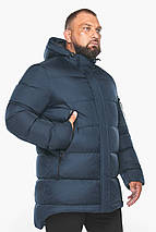 Темно-синя чоловіча куртка з планкою модель 15009 50 (L) 52 (XL), фото 5