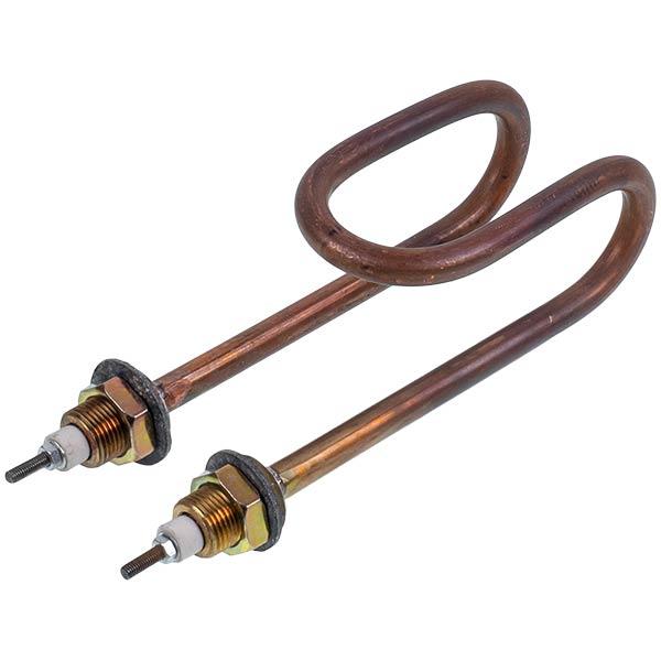 Тен для дистилятора 2000W (мідний) H=190mm B=60mm M18 (лижа)