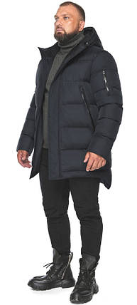 Чоловіча графітова куртка асиметричного крою модель 15009 52 (XL), фото 1