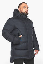 Чоловіча графітова куртка асиметричного крою модель 15009 52 (XL), фото 5