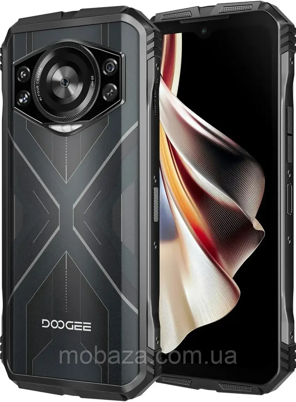 Смартфон Doogee S Cyber 8/256GB Black/Silver