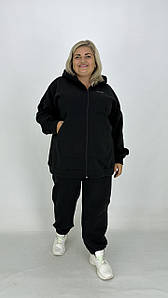 Зручний теплий костюм "Кенгуру" кофта + штани Батал 62-64 66-68 70-72 74-76