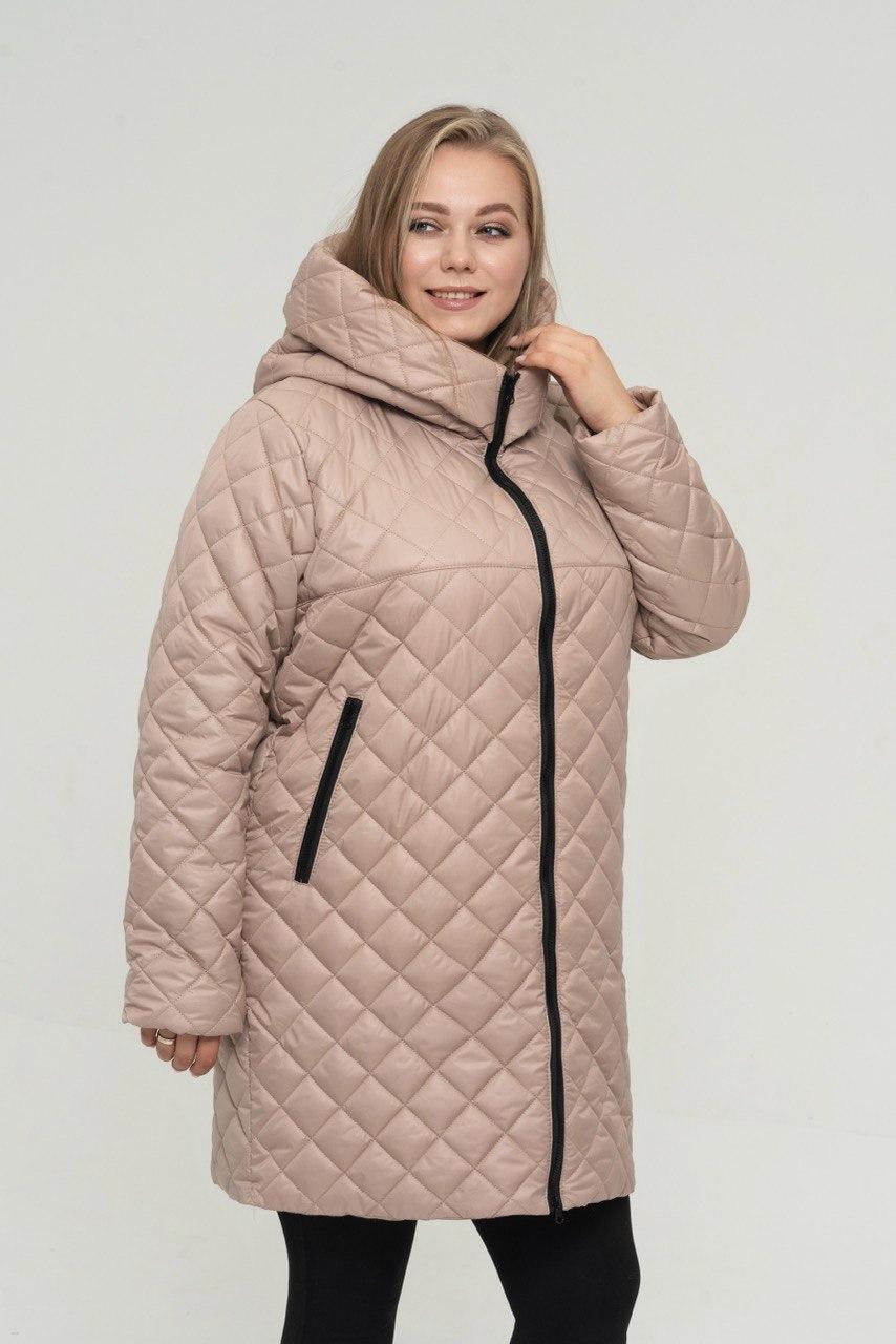 Жіноче стьобане пальто, фото 1
