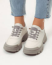 Кросівки жіночі Lifexpert 80150 36 молочні шкіра, фото 2
