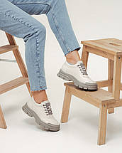 Кросівки жіночі Lifexpert 80150 36 молочні шкіра, фото 4