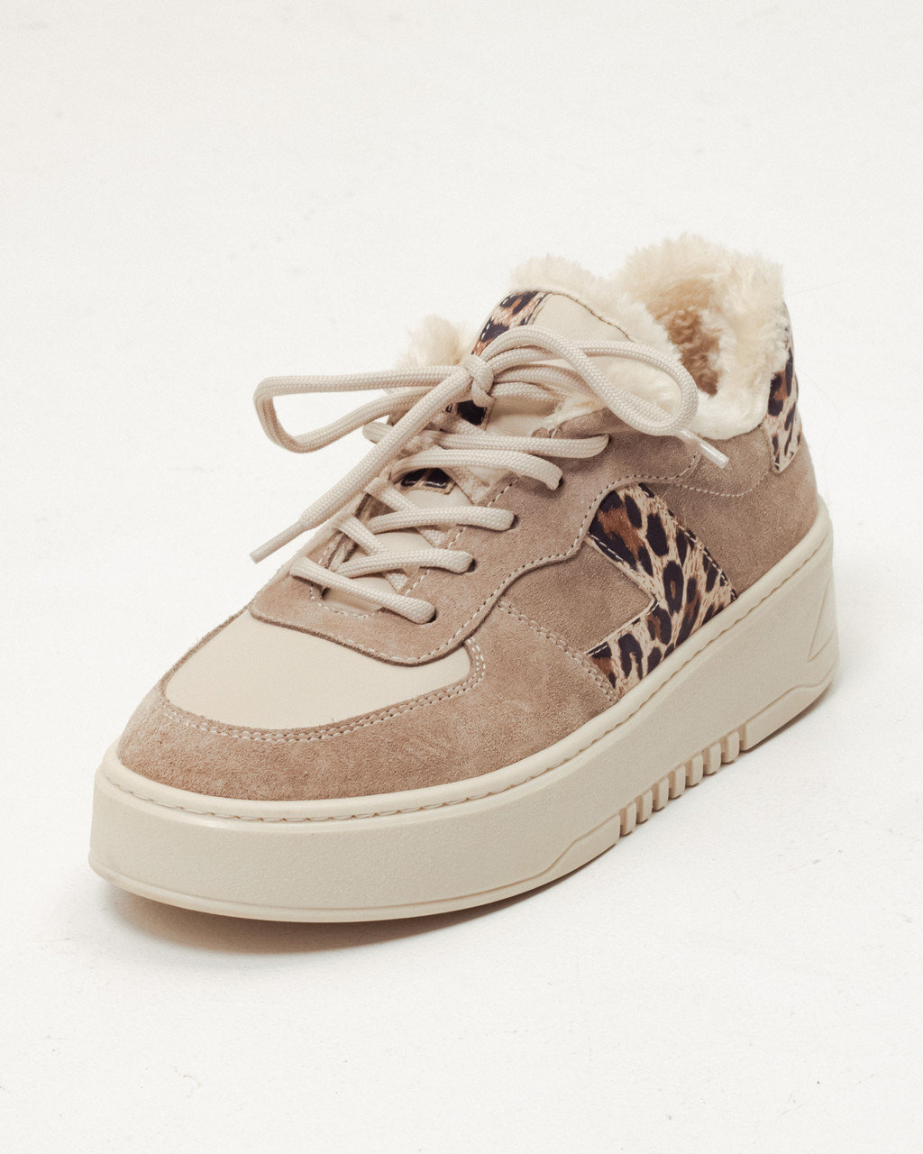 Кросівки утеплені Phany 6901308 36 бежеві леопард