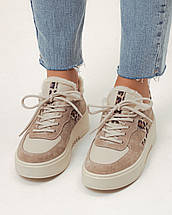 Кросівки утеплені Phany 6901308 36 бежеві леопард, фото 2