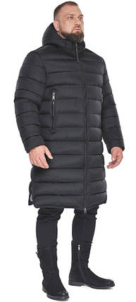Чорна чоловіча куртка великого розміру на зиму модель 53771 60 (5XL), фото 1