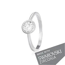 Срібна каблучка з SWAROVSKI ZIRCONIA