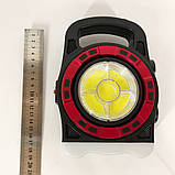 Ліхтарик світлодіодний для туриста, Ліхтар для кемпінгу з вбудованим зарядним пристроєм NL-68, фото 4