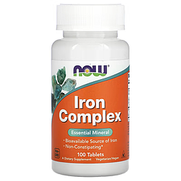Iron Complex Now Foods 100 таблеток