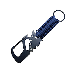 Брелок - Карабін мультитул для ключів Синій 2214