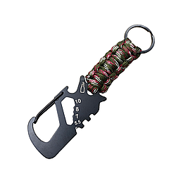 Брелок - Карабін мультитул для ключів Кольоровий 2214